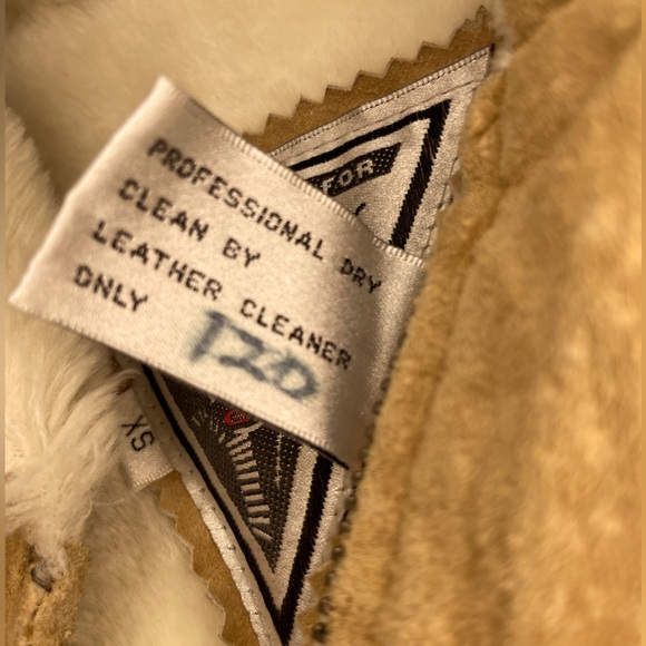 J. Percy for Marvin Richards Tan Leather Fur Lined Drawstring Hooded Coat - Picture 7 of 13